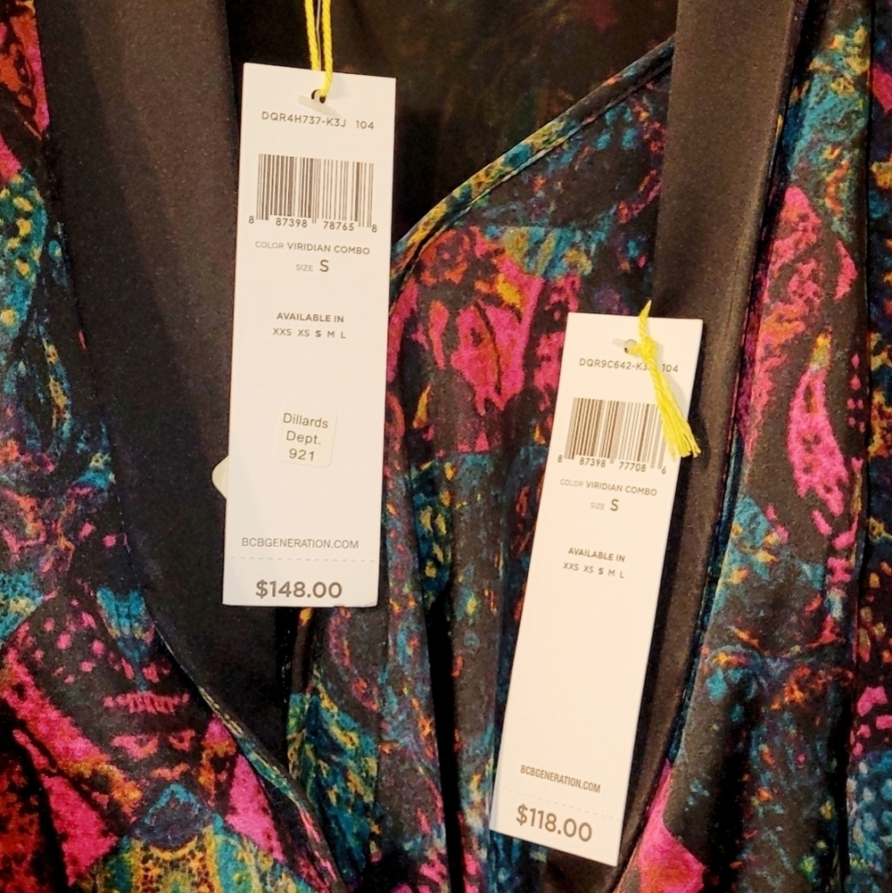 NWT BCBGeneration Viridian 2pc Jumpsuit & Blazer Set, Small - Picture 8 of 9